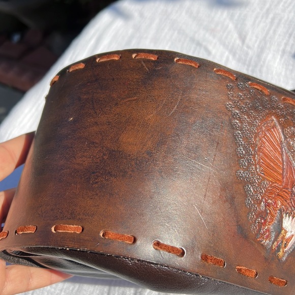 Leather Eagle bag. 🦅 - Picture 12 of 16